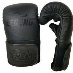 Leren zakhandschoenen voor op de bokszak - Maat: XS