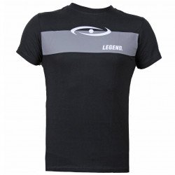 t-shirt zwart Legend grijs vlak - Maat: XXXS