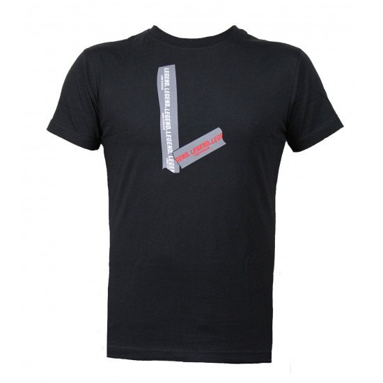 t-shirt zwart Legend L grijs - Maat: XS