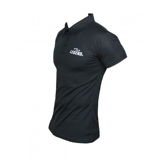 Polo Legend Slimfit zwart - Maat: XS