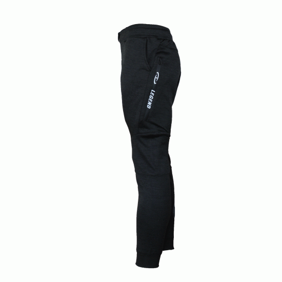 Joggingbroek dames/heren Zwart Slimfit Legend Special - Maat: S Joggingbroek dames/heren Zwart Slimfit Legend Special - Maat: S