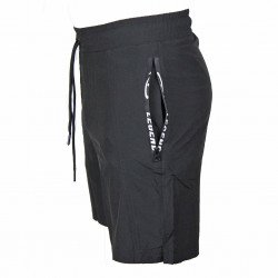Korte broek/short Legend met rits vakken Zwart - Maat: 2XS
