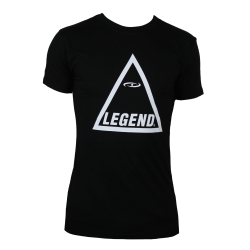 t-shirt zwart Legend triangle - Maat: XXXXS