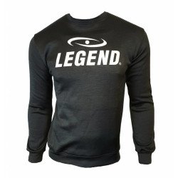 Trui/sweater dames/heren SlimFit Design Legend  Zwart - Maat: S