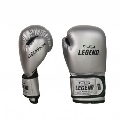 4-8 jaar Bokshandschoenen kind Zilver mat zwart