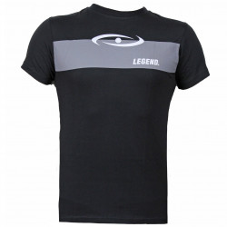 t-shirt zwart Legend grijs vlak - Maat: XS