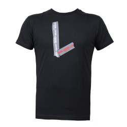 t-shirt zwart Legend L grijs - Maat: XXXS